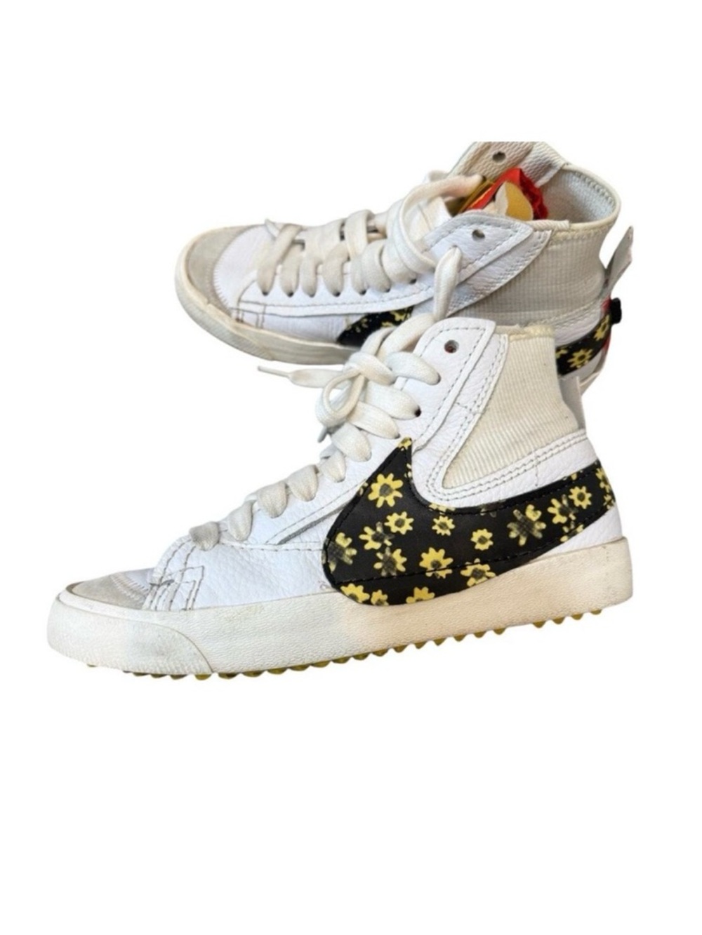 Nike Blazer women's 9 mens 7.5 Mid 77 jumbo sunflower sneakers 2667